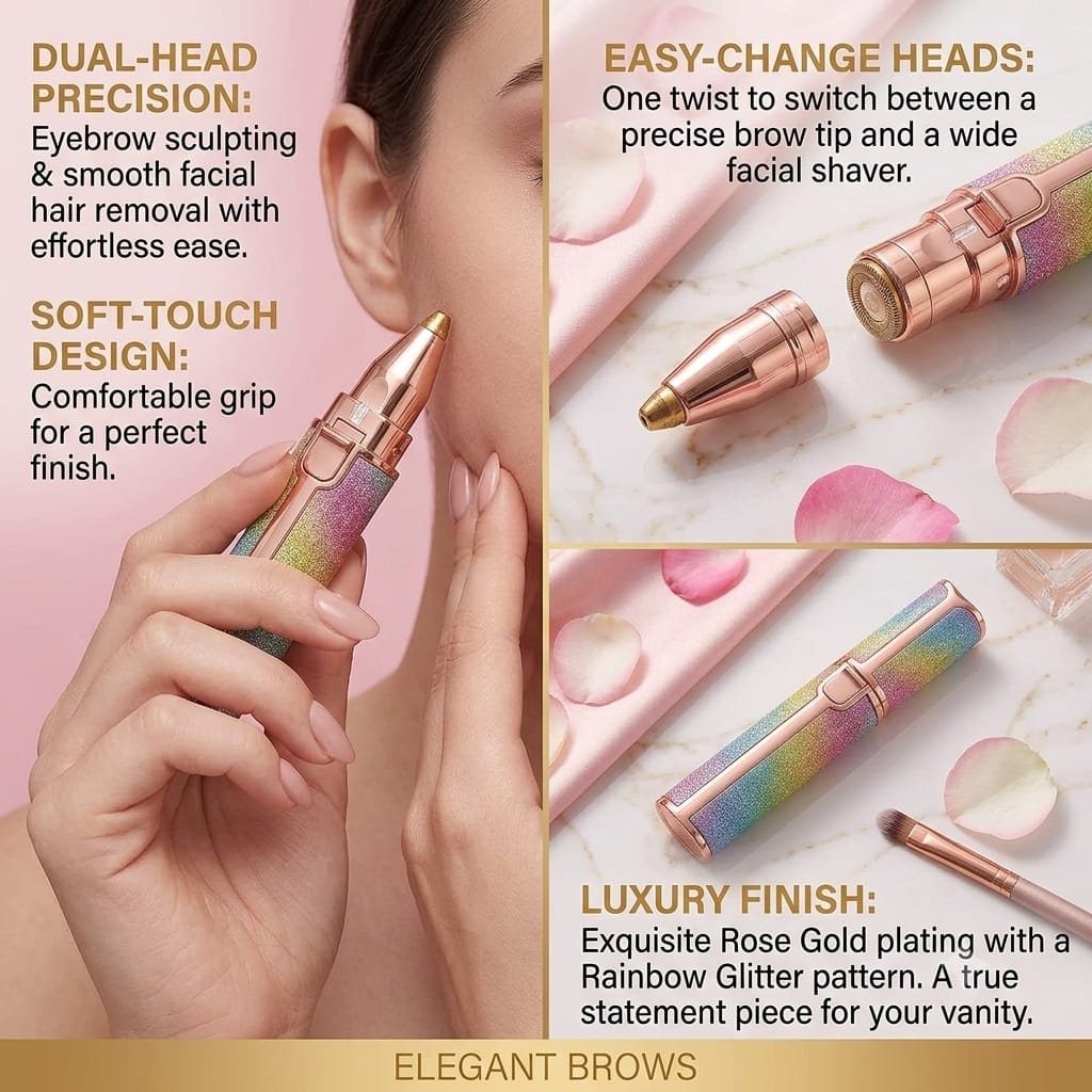 2 in 1 Electric Eyebrow Trimmer