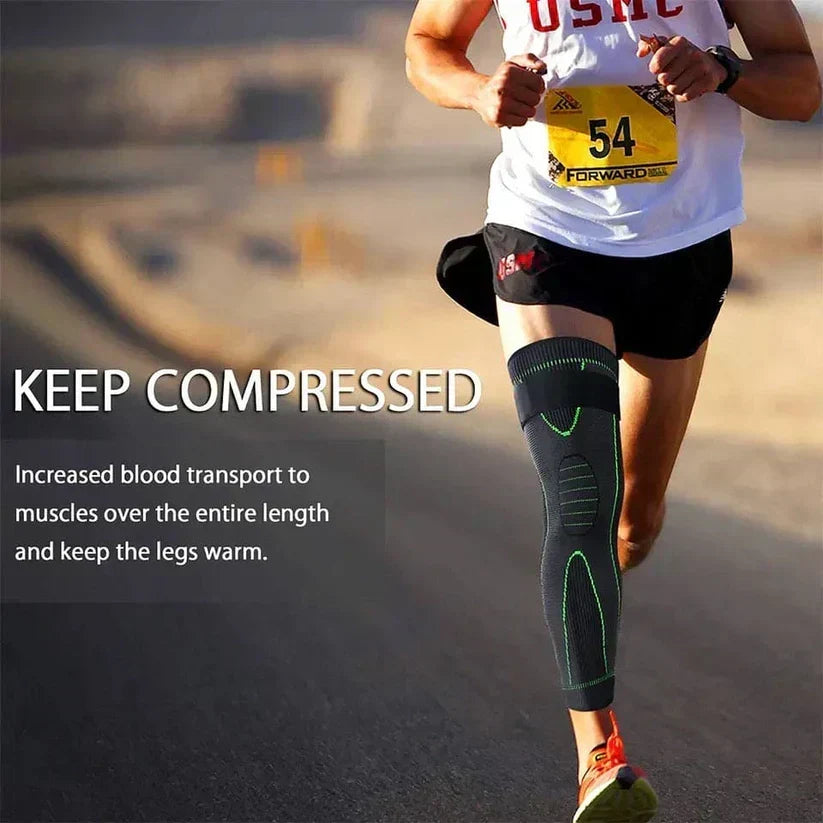 Long Compression Knee Sleeve Braces For Pain Relief