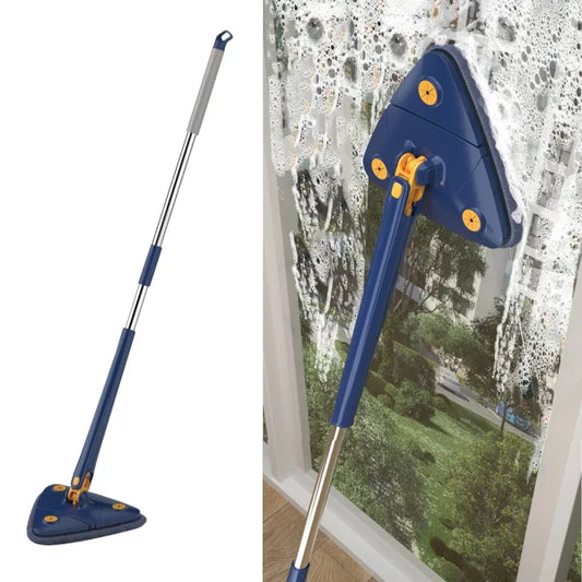 360 Rotatable Adjustable Triangle Cleaning Mop With Twist Squeeze