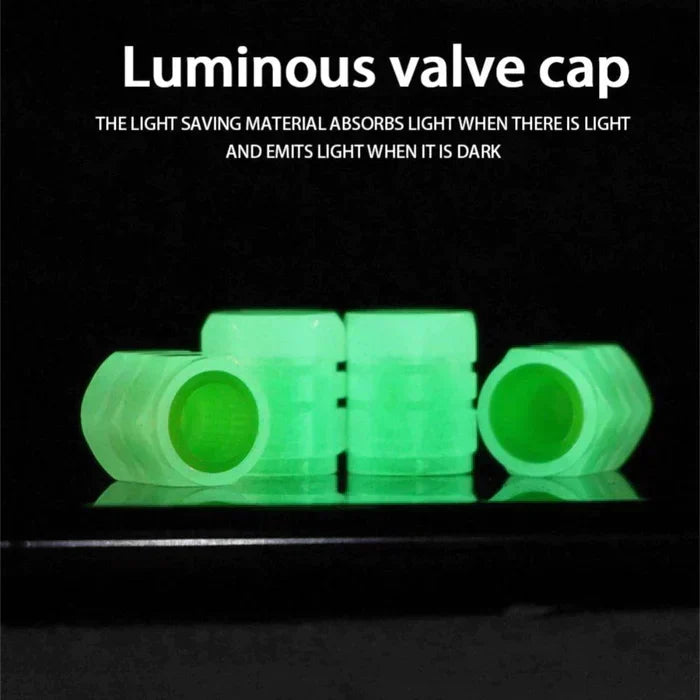 Universal Luminous Tire Valve Cap 4 Pack & 8 Pack. (Special Offer on 8 Pack)