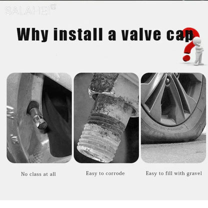 Universal Luminous Tire Valve Cap 4 Pack & 8 Pack. (Special Offer on 8 Pack)