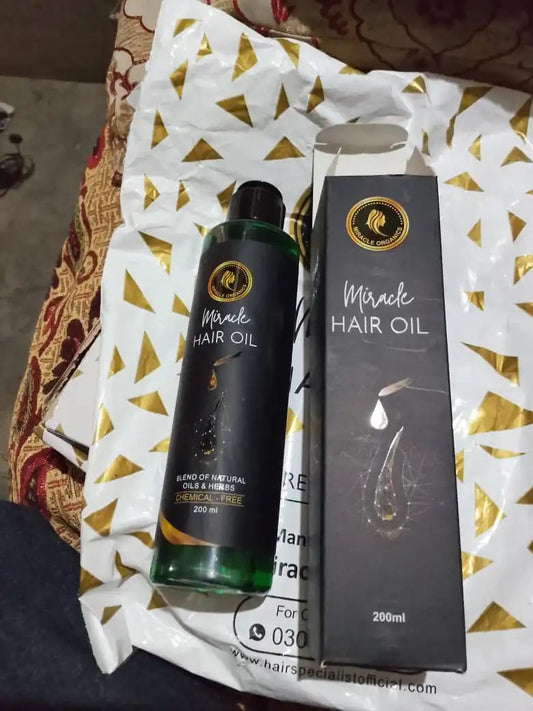 Miracle Hair Oil – Natural Oils & Herbal Hair Care Blend | 200ml